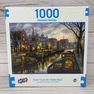 Canal Life 1000 Piece Puzzle Romantic Holiday Sure Lox NEW